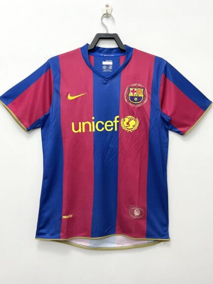 2007-08 Barcelona home jersey
