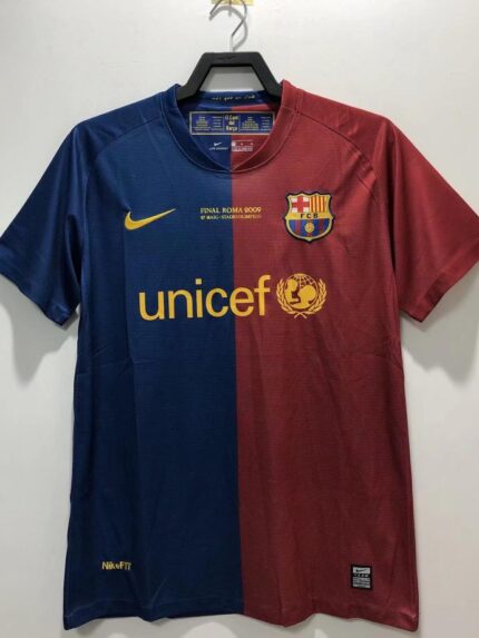 2008-09 Barcelona Home Jersey Champions League version