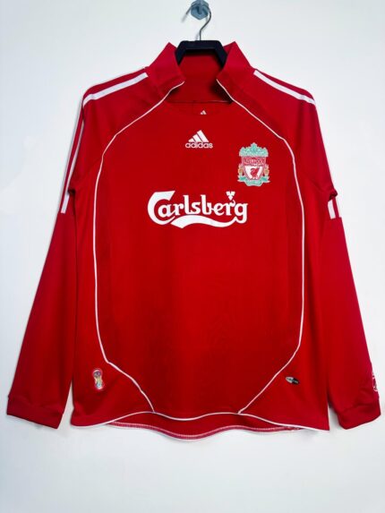 2006-08 Liverpool Home Jersey Long Sleeve