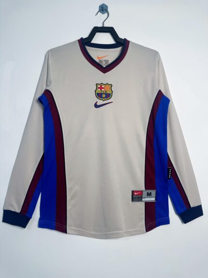 1998-99 Barcelona away jersey long Sleeve