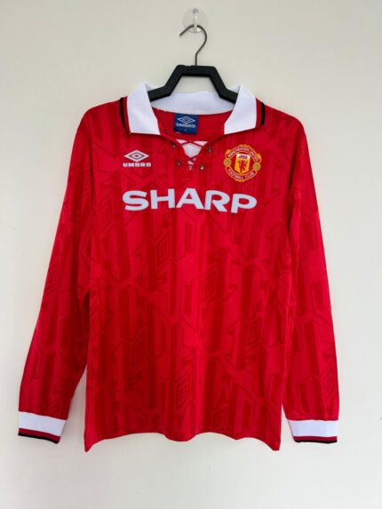 1992-94 Manchester United home Jersey long Sleeve