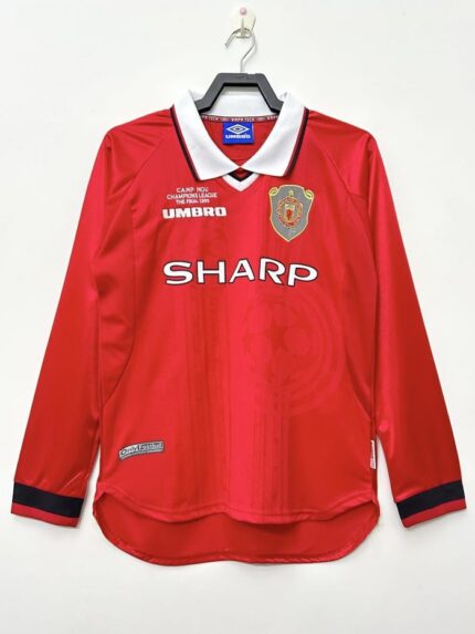 1999-00 Manchester United home Jersey long Sleeve