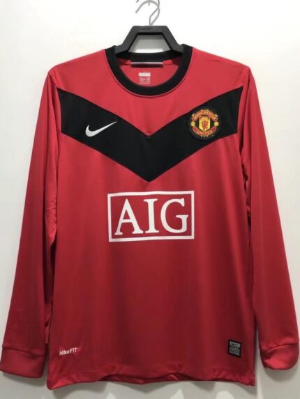 2010 Manchester United home Jersey long Sleeve