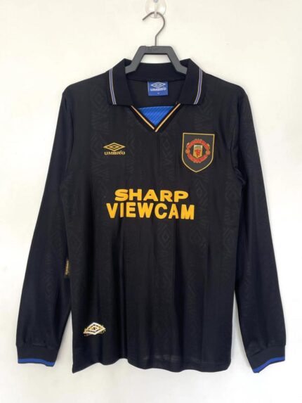 1993-94 Manchester United Away Jersey Long Sleeve