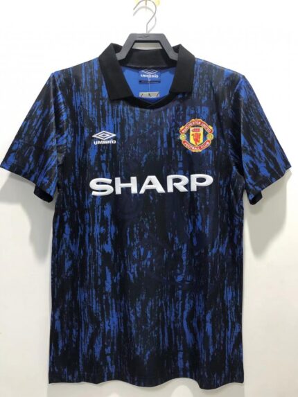 1993 Manchester United blue jersey
