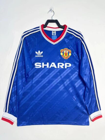 1986-88 Manchester United Third Jersey Long Sleeve