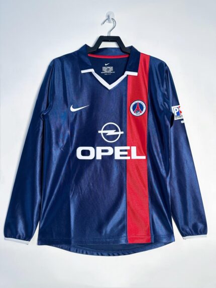 2001-02 Paris home jersey long Sleeve