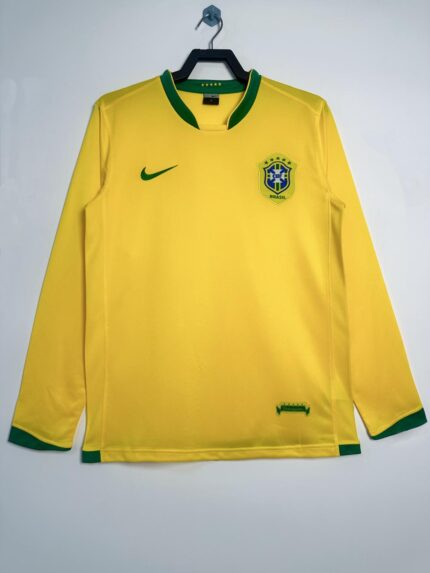 2006 Brazil home jersey long Sleeve