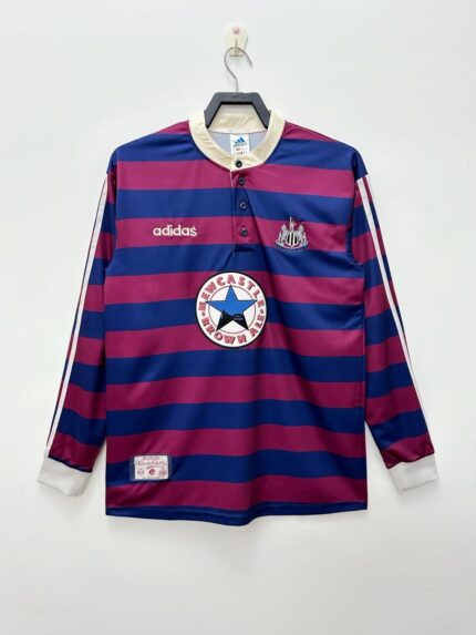 1995-97 Newcastle United Away Jersey Long Sleeve