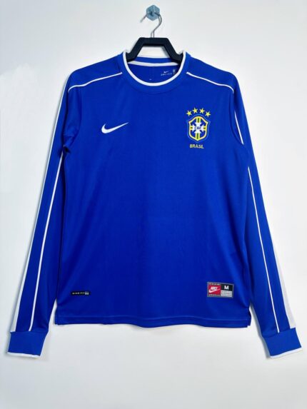 1998 Brazil away jersey long Sleeve