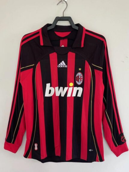 2006-07 AC Milan home jersey long Sleeve