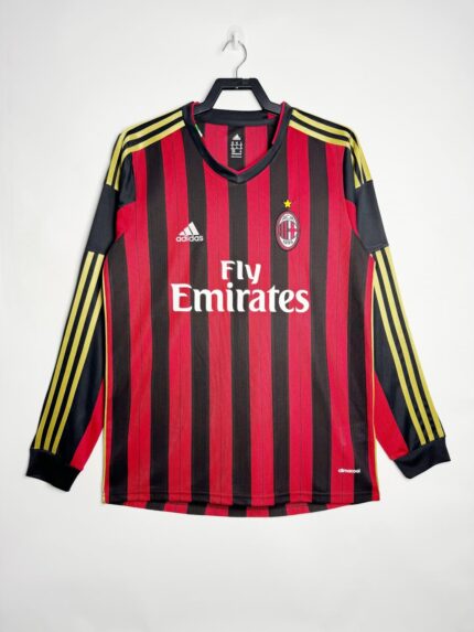 2013-14 AC Milan home jersey long Sleeve