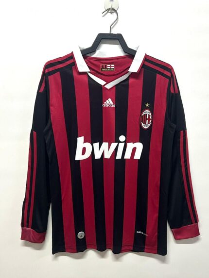 2009-10 AC Milan home jersey long Sleeve