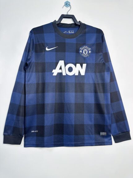 2013-14 Manchester United Away Jersey Long Sleeve
