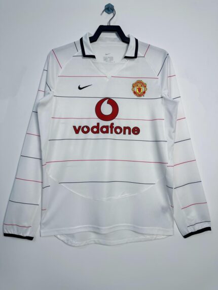 2003-05 Manchester United Away Jersey Long Sleeve